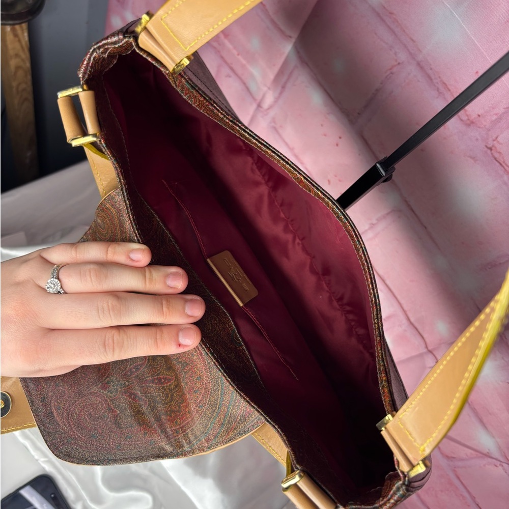 Etro Multicolor Paisley Shoulder Bag - Picture 6 of 8